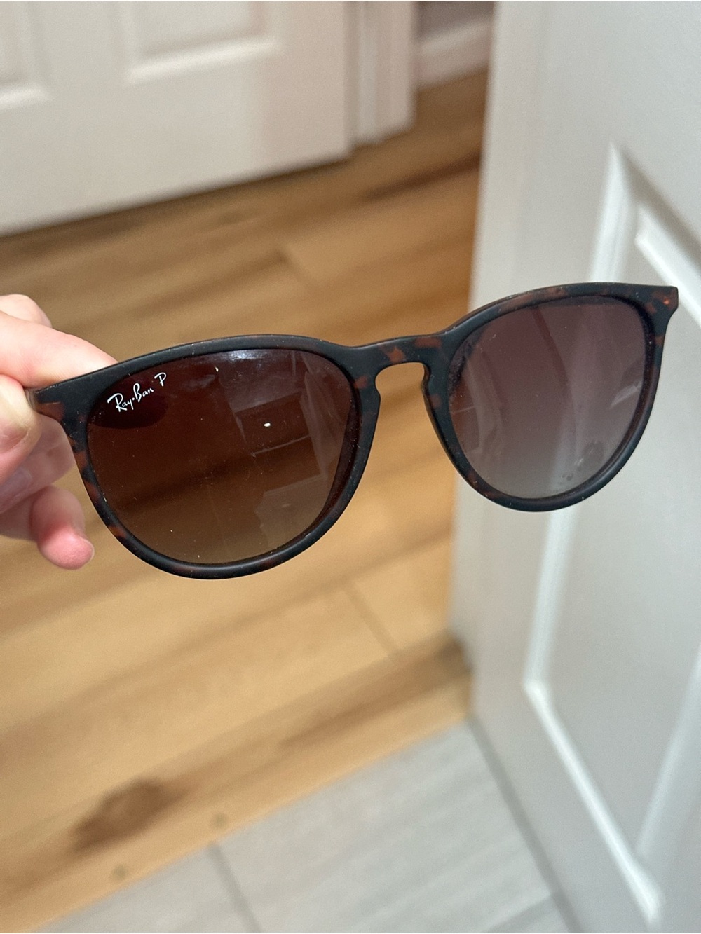 Ray-Ban Women's Tortoiseshell Frame Sunglasses with Brown Lenses
